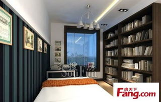 天津龍居花園歐美風情二居室裝修效果圖 86平米4萬裝修設計案例 天津房天下家居裝修網(wǎng)